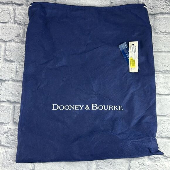 Retro Vintage Dooney & Bourke Black Leather Satchel Purse Handbag Bag Authentic - Picture 13 of 14